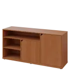 KU2-15DN3 P skříňka nízká 2-dveřová, nika, 740x1522x400, provedení pravé, olše jantar